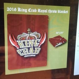 New King Crab Blanket Throw